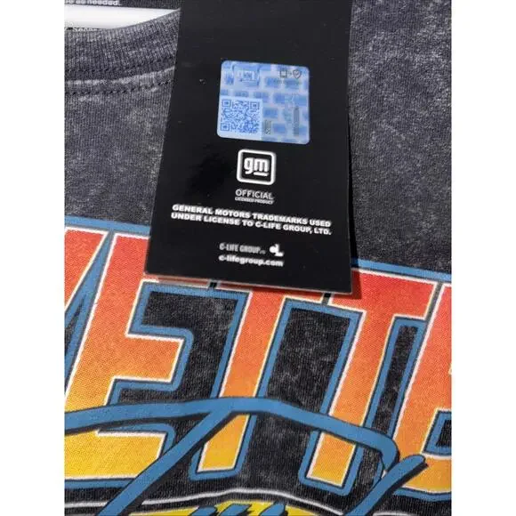 MEN CORVETTE CLASSIC CAR COLLECTOR CLUB BLACK GRAPHIC TSHIRT MEDIUM NEW WITH TAG - Picture 3 of 5